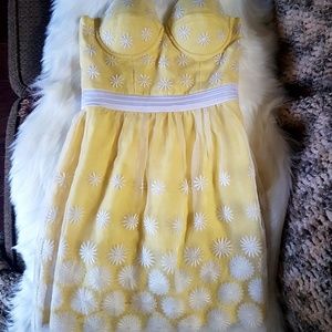 Bebe Pastel Yellow Dress